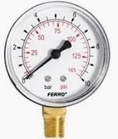 Nyomásmérő óra Manometer PG-P50R ALSÓ