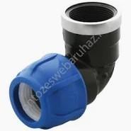 KPE Könyök BM 25mmx1 16 bár KÉK