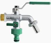 Kétkaros kerti csap