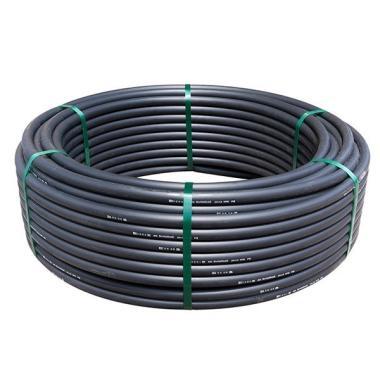 KPE cső 25mm/ 6bár 100m zöld csik